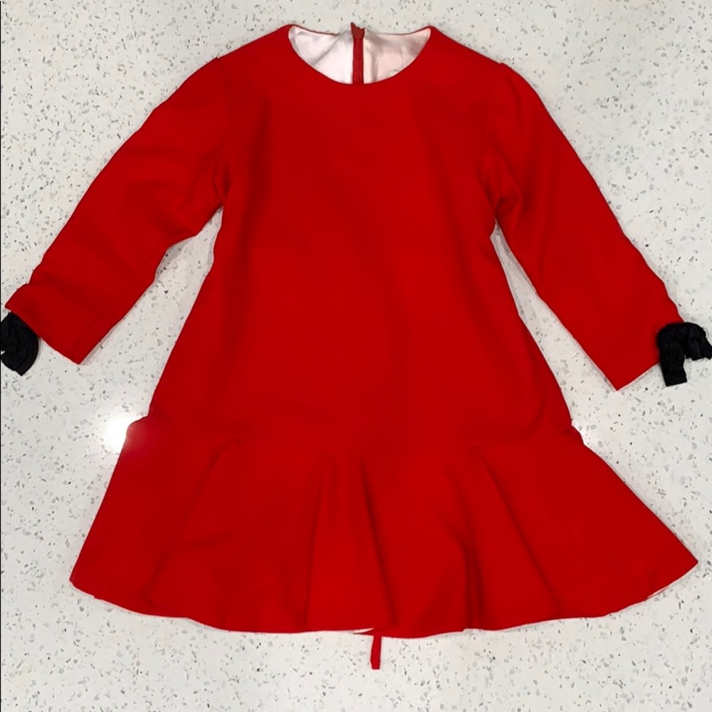 Neumann Marcus Helena Red Toddler Dress KD001